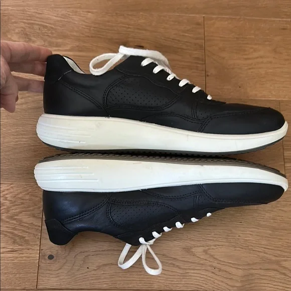 ECCO DANISH DESIGN WOMENS ATHLETIC SHOES WALKING SZ 8 BLACK - Picture 4 of 9